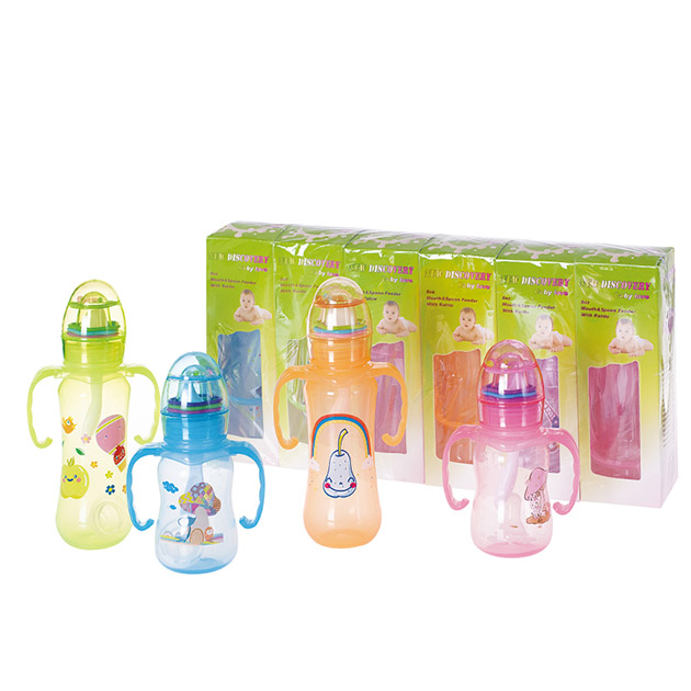 FB2111 Colorful Feeding Bottle With Rattle (4)