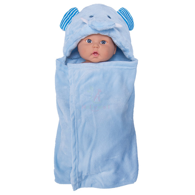 BL001 HOODED BABY BLANKET6