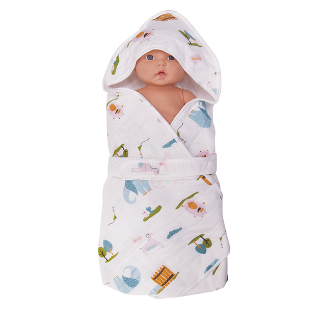 Bulk BL006 Hooded Baby Blanket