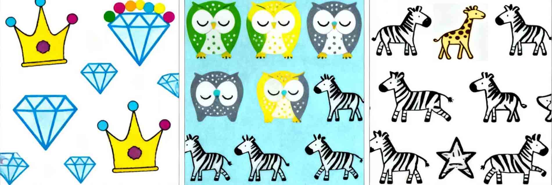 Choose your favorite printed pattern。